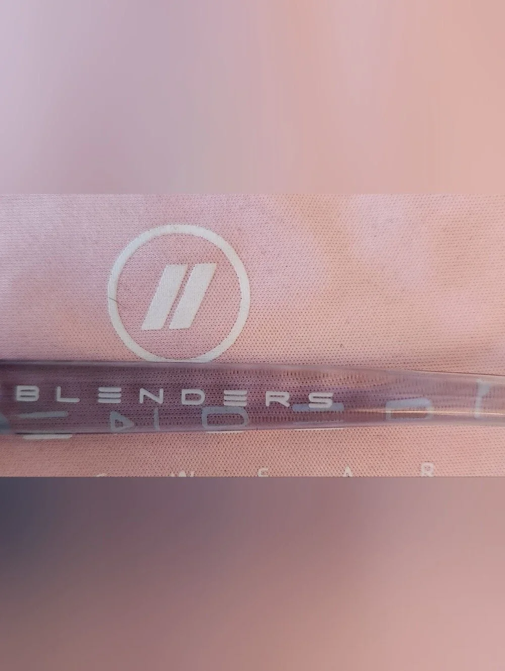 EUC Baby Blue BLENDERS w/Pink Lens Women's Sunglasses